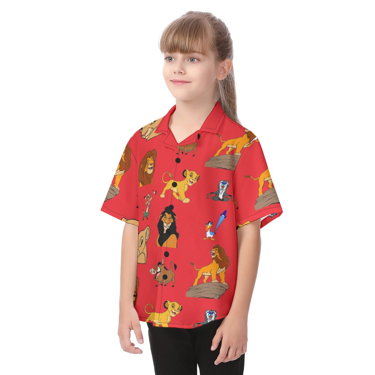 All-Over Print Kid's Hawaiian Vacation Shirt