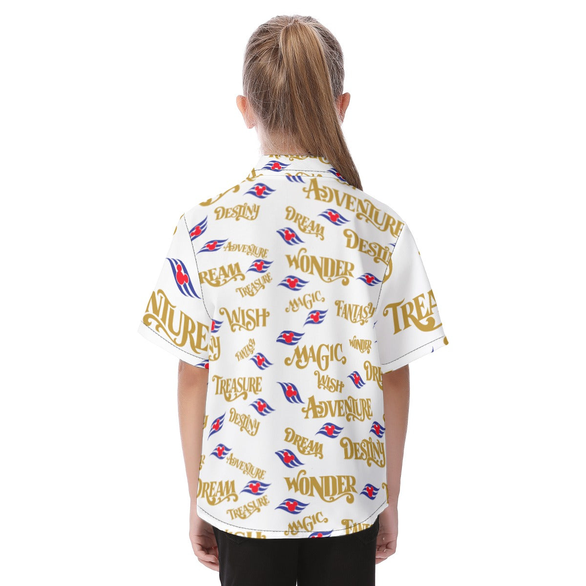 All-Over Print Kid's Hawaiian Vacation Shirt