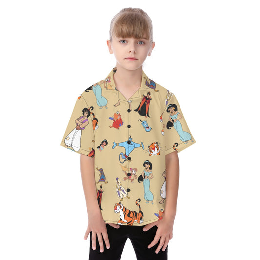 All-Over Print Kid's Hawaiian Vacation Shirt