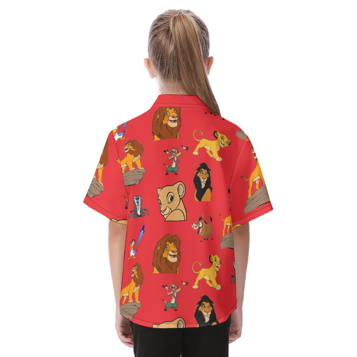 All-Over Print Kid's Hawaiian Vacation Shirt